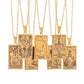 22 Tarot Necklace Pendant Square Personality Simple Vintage Women