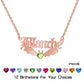 Personalized Name Halloween Necklace - 18K Gold Plated Pendant