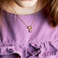 Birthstone, Initial, and Shape Necklace