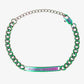 Personalized Stainless Steel Lettering Bracelet