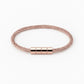 Personalized Stainless Steel Wire Rope Bracelet - Custom Engraved Bead