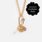 Queen Crystal Birthstone Charm Necklace