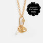 Queen Crystal Birthstone Charm Necklace