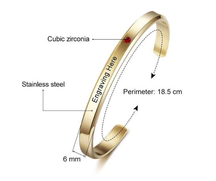 Personalized Engraved Bracelet