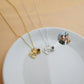 Pet Paw Print Heart Hollow Engraved Name Necklace