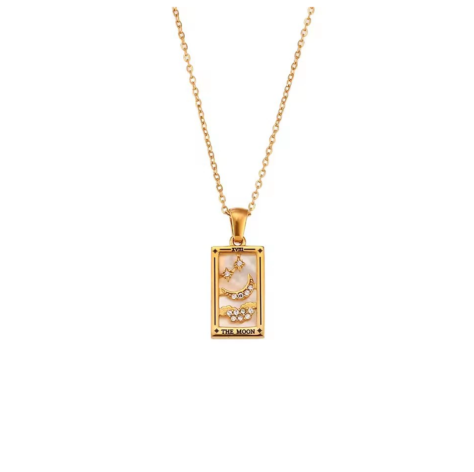 Tarot Card Pendant Necklace