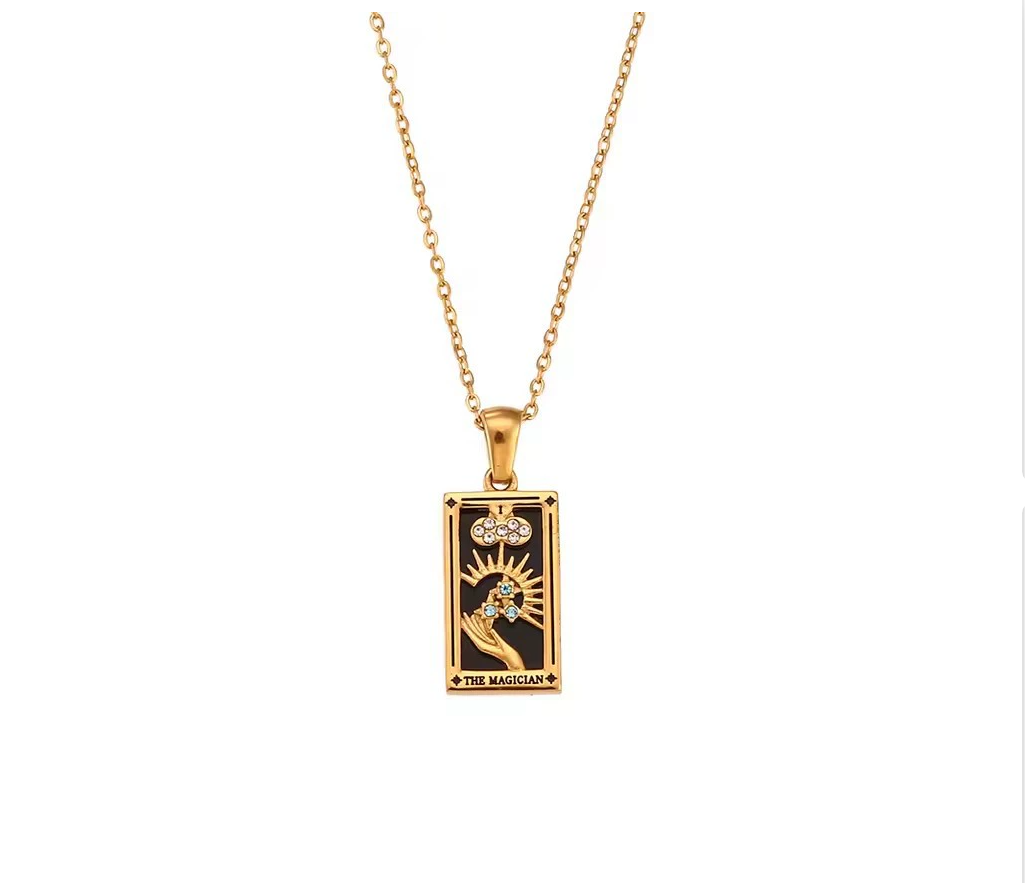 Tarot Card Pendant Necklace