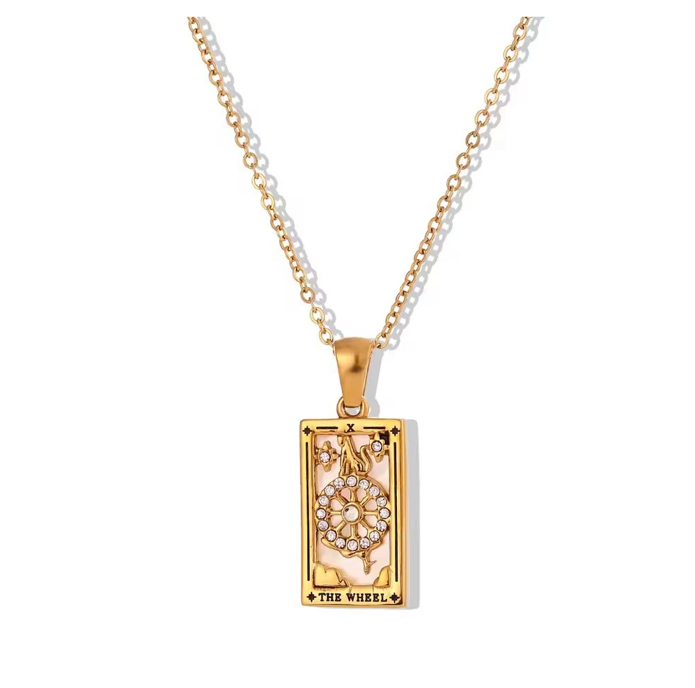 Tarot Card Pendant Necklace