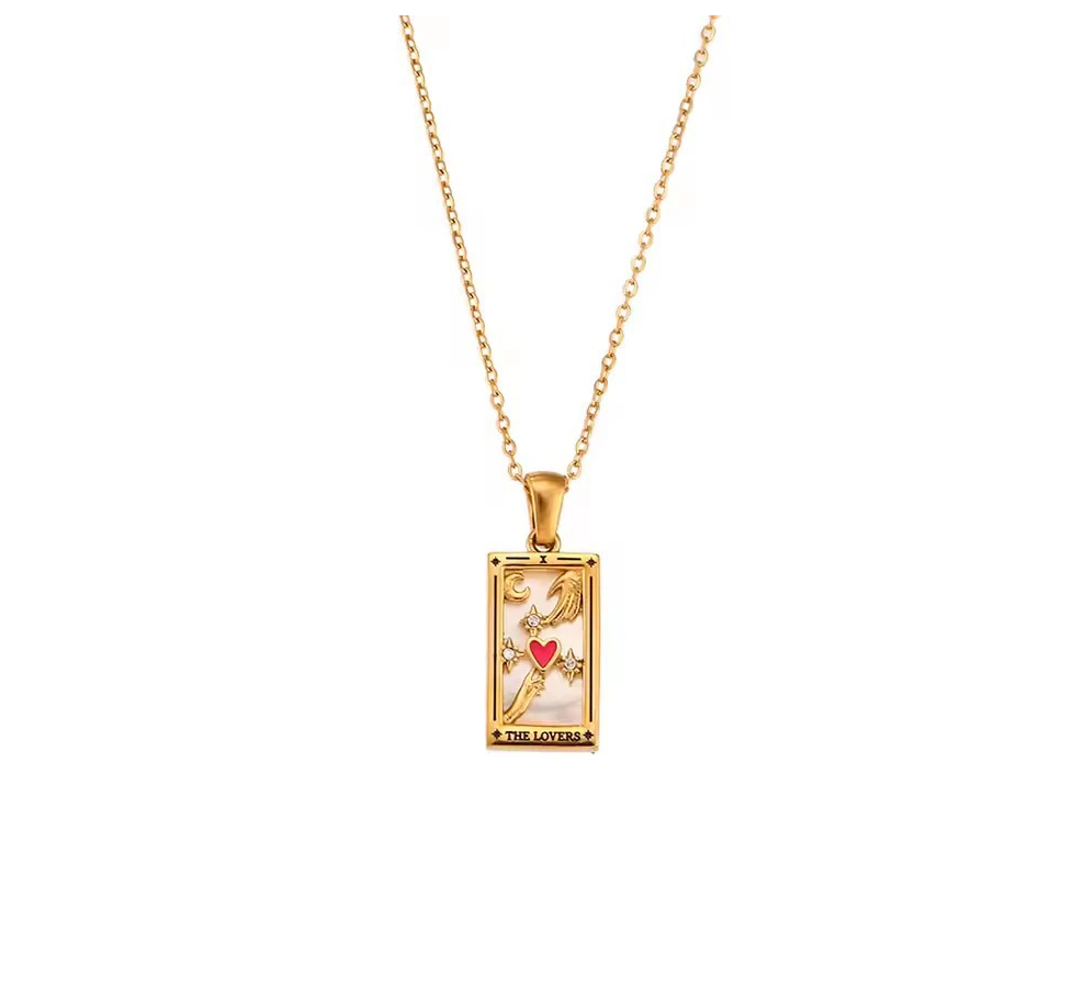 Tarot Card Pendant Necklace