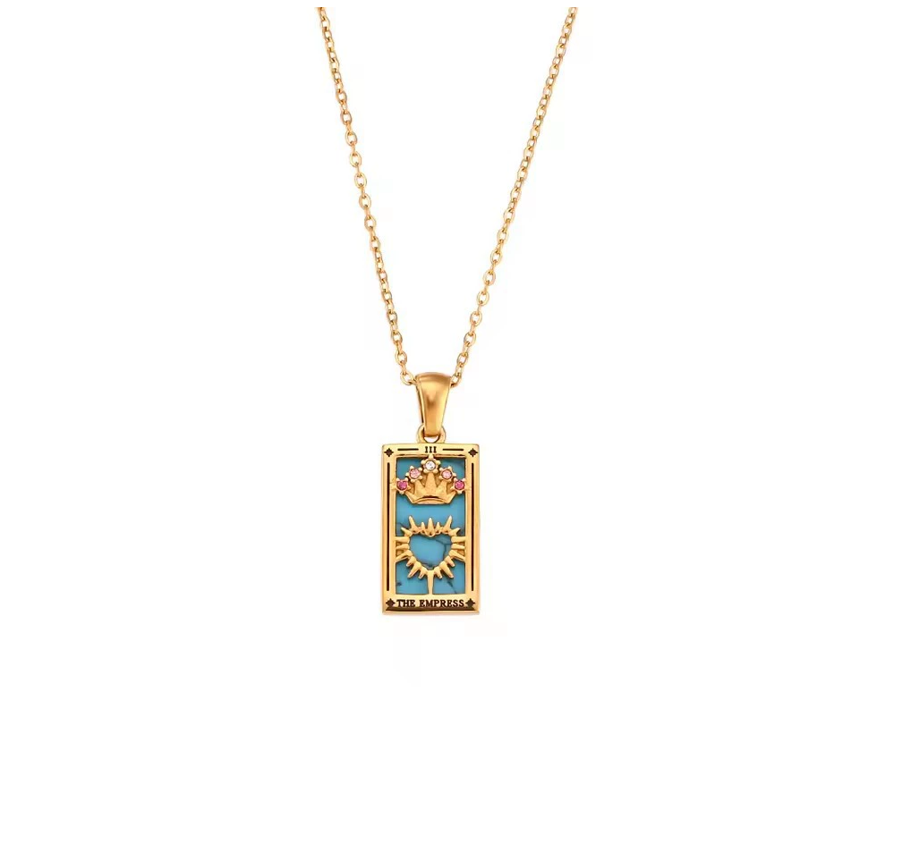 Tarot Card Pendant Necklace