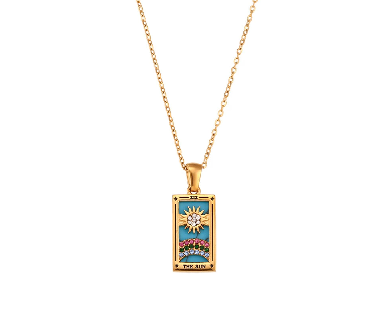 Tarot Card Pendant Necklace