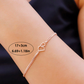Alphabet link bracelet