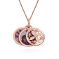 Personalized Photo Locket Necklace with Cubic Zirconia