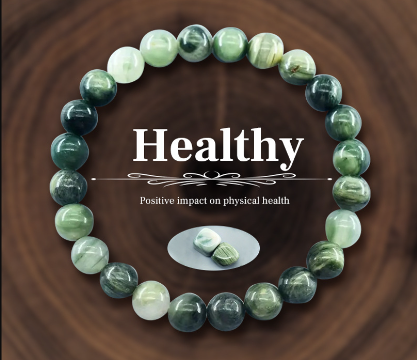 Natural Crystal and Agate Bracelet