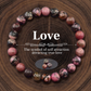 Natural Crystal and Agate Bracelet