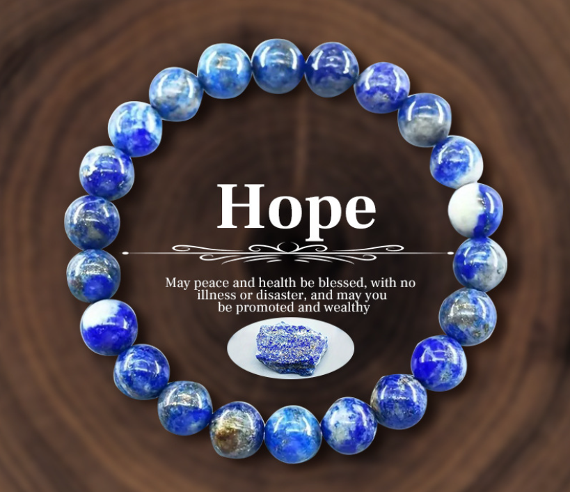 Natural Crystal and Agate Bracelet