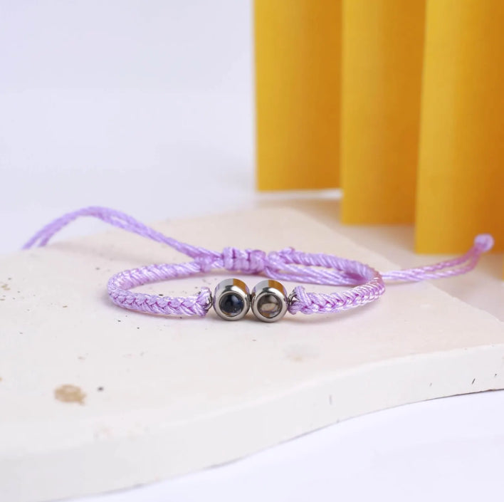 Double-Bead Projection Braided Bracelet