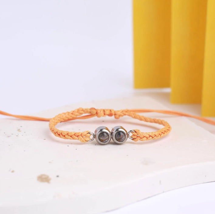 Double-Bead Projection Braided Bracelet