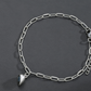 Heart-shaped magnetic couple bracelet