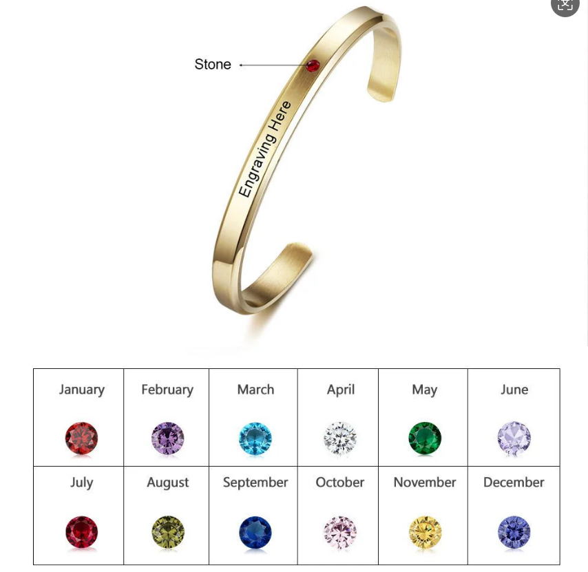 Personalized Engraved Bracelet