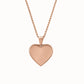 Hand-Engraved Custom Pendant Necklace - Personalized Handwriting or Design - 18K Gold Plated Stainless Steel Chain