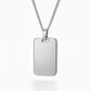 Hand-Engraved Custom Pendant Necklace - Personalized Handwriting or Design - 18K Gold Plated Stainless Steel Chain