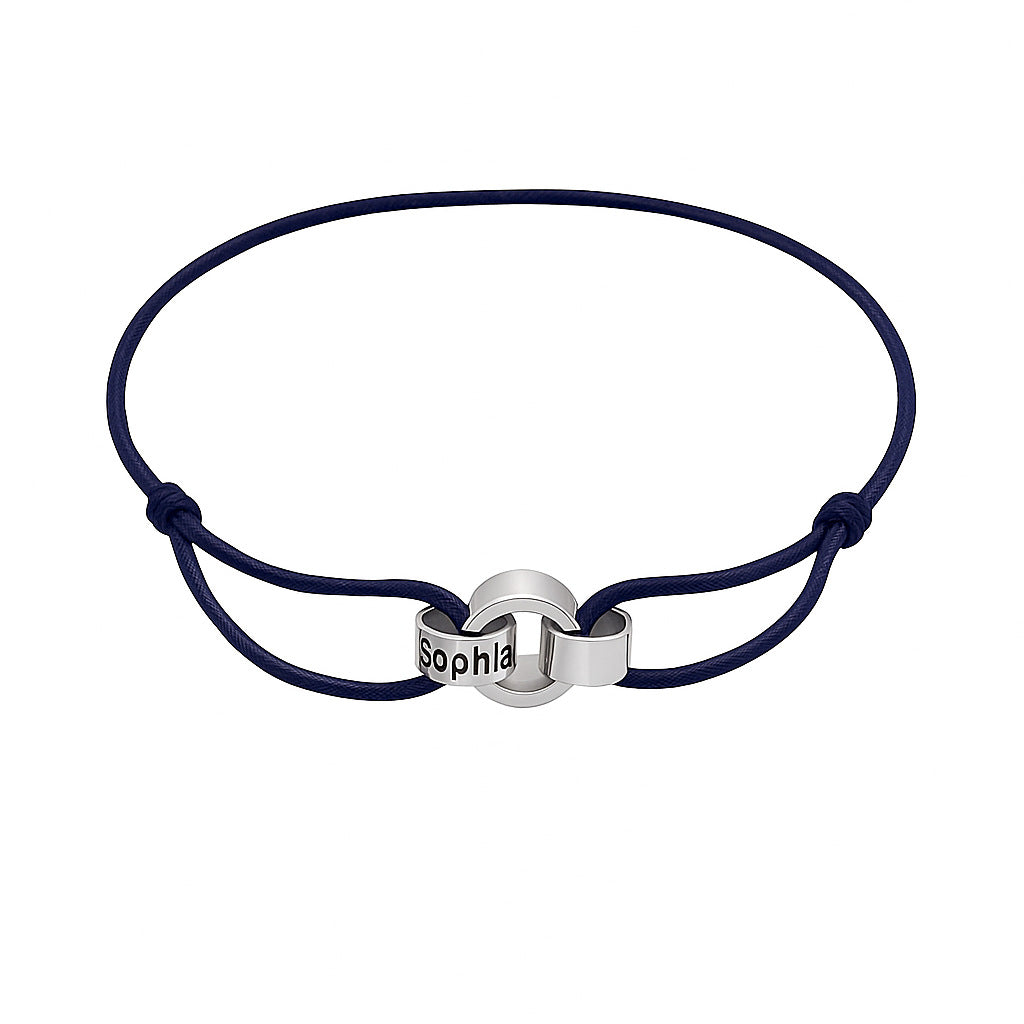 Personalized Interlocking Bracelet