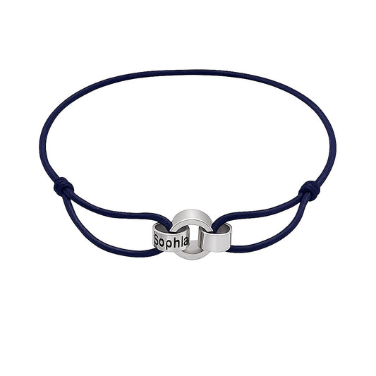 Personalized Interlocking Bracelet