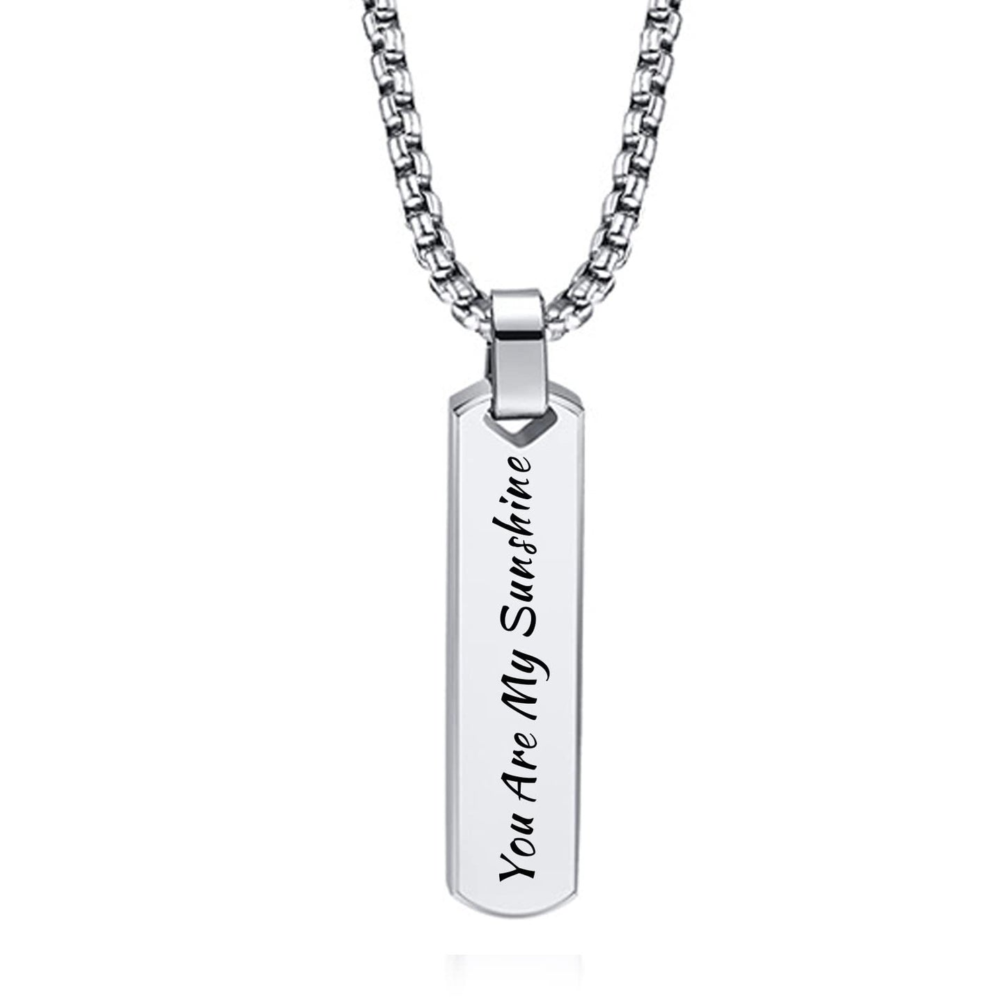 Personalized Bar Necklace