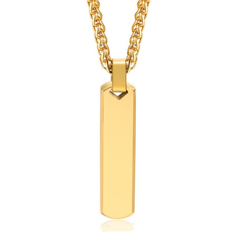 Personalized Bar Necklace