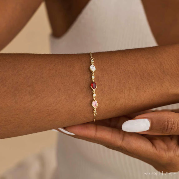 Custom Birthstone Bracelet