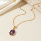 12 Zodiac Crystal Pendant Necklaces – Personalized Astrology Jewelry Gift