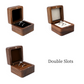 Custom Engraved Walnut Ring Box