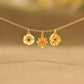 Three Edimensional Birth Flower Necklace