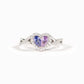 Personalized Crown Birthstone Ring
