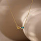 Infinity Birthstone Necklace, Dainty Infinity Heart Jewelry, Two Birthstone Necklace, Symbol of Love Jewelry