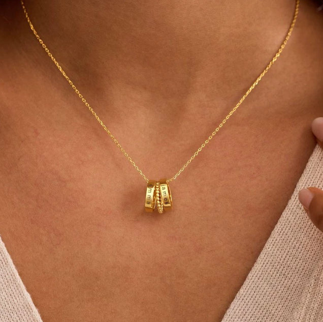 Personalised Circle Name Necklace