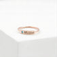 Personalized Birthstone Ring