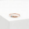 Personalized Birthstone Ring