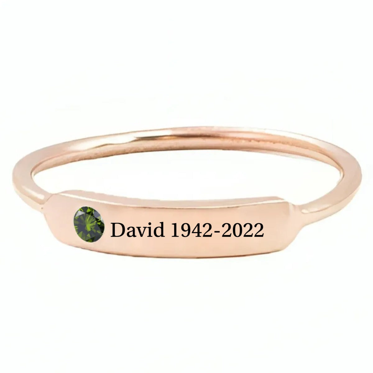 Personalized Birthstone Ring