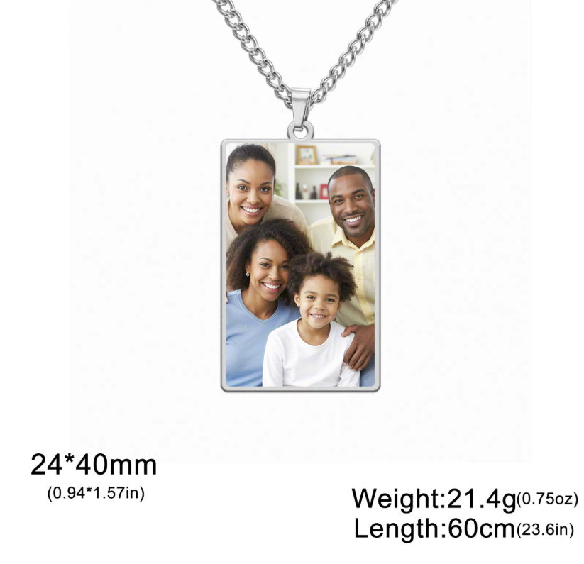 Personalised Photo Necklace