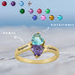 Customized Birthstone Name Ring
